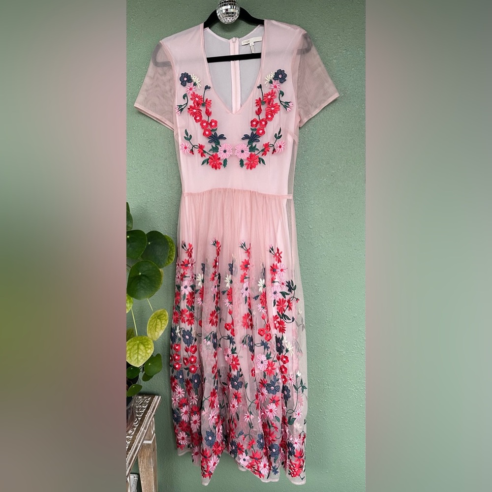 MAJE Embroidered Floral Dress!✨🧚🏻‍♀️💐✨